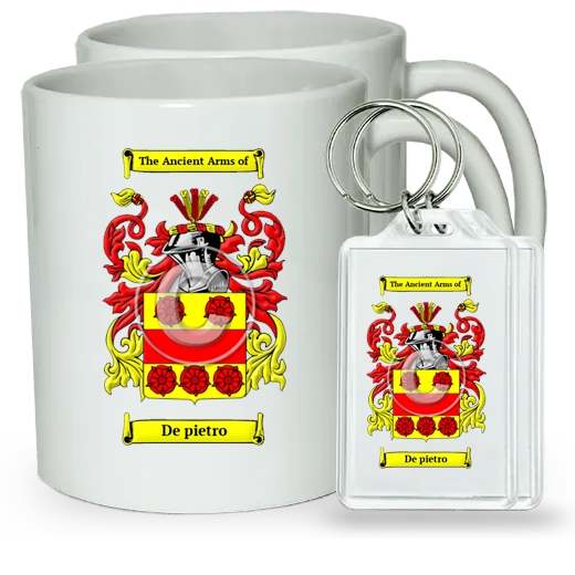 De pietro Pair of Coffee Mugs and Pair of Keychains